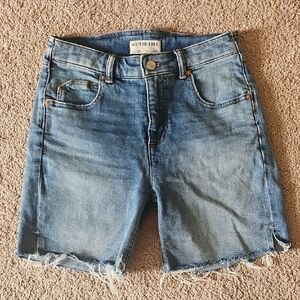 We The Free CRVY Light Blue Denim Cutoffs